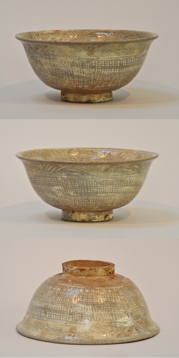 鉢□刷毛目 三島模様 久宝 菓子鉢 菓子器 平鉢 古美術 時代物