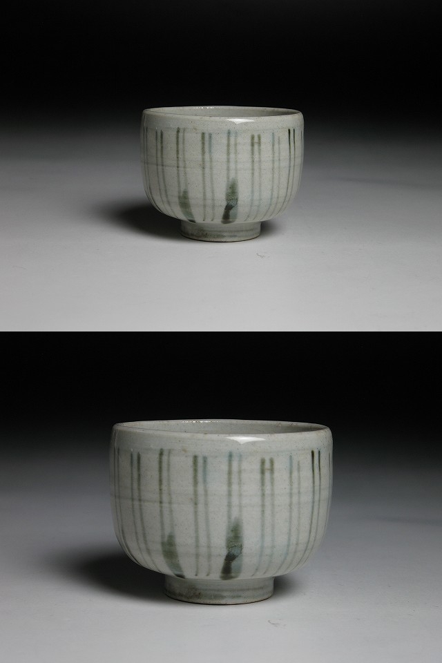 古美術 三樹 - 格子文ころ茶碗 | 古美術品専門サイト fufufufu.com