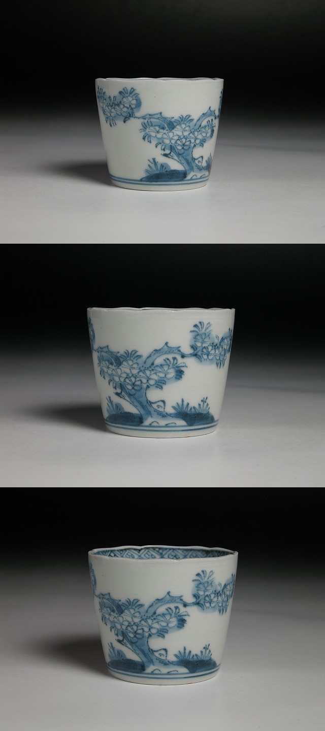 古美術 三樹 - 古伊万里 桜満開の蕎麦猪口 | 古美術品専門サイト