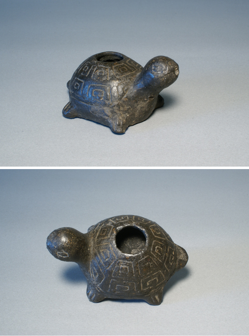 古玉　骨董品　古美術　亀8匹 古銅製 鶴亀像 【亀のみ】縁起物 飾置物 古美術骨董 時代物 希少