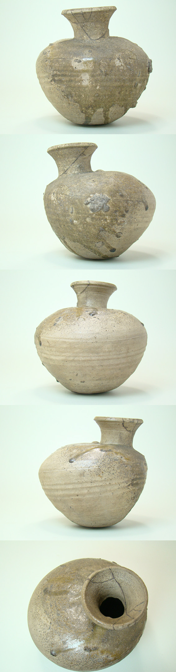 古陶器 須恵器 平瓶 V R6308F 正規 - www.woodpreneurlife.com