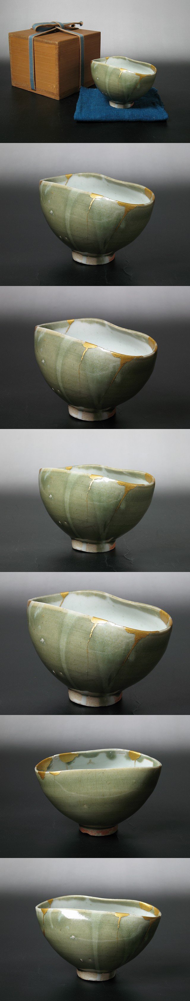 古美術 三樹 - 初期伊万里 青磁染付茶碗 | 古美術品専門サイト