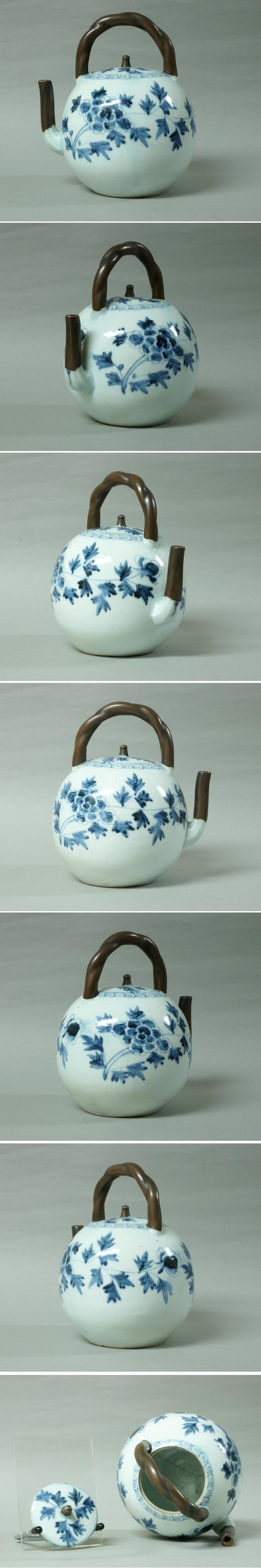 風招 - 李朝分院染付水注 | 古美術品専門サイト fufufufu.com