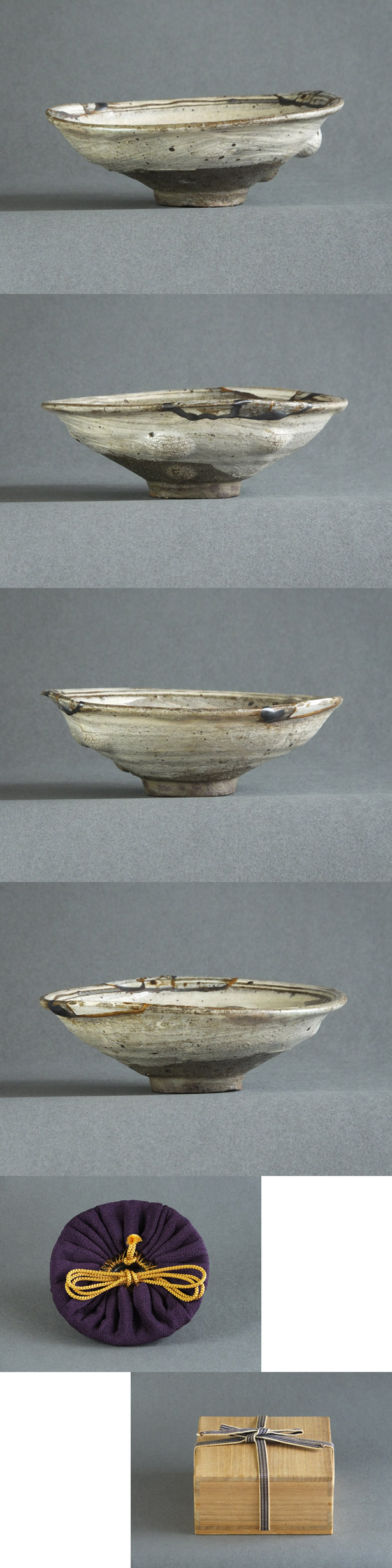 古童 - 朝鮮 鶏龍山刷毛目 平茶碗 | 古美術品専門サイト fufufufu.com