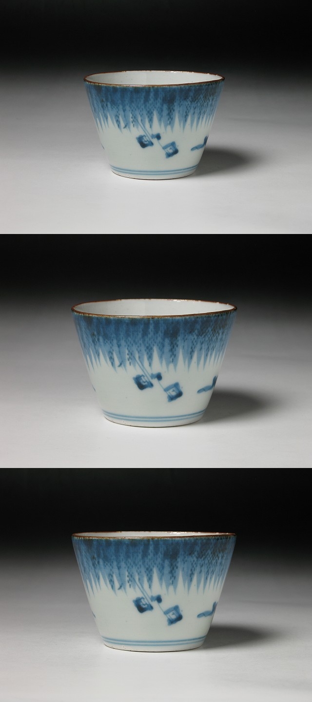 古美術 三樹 - 古伊万里 雨降雷文蕎麦猪口 | 古美術品専門サイト 古美術 三樹 - 古伊万里 雨降雷文蕎麦猪口 | 古美術品専門サイト
