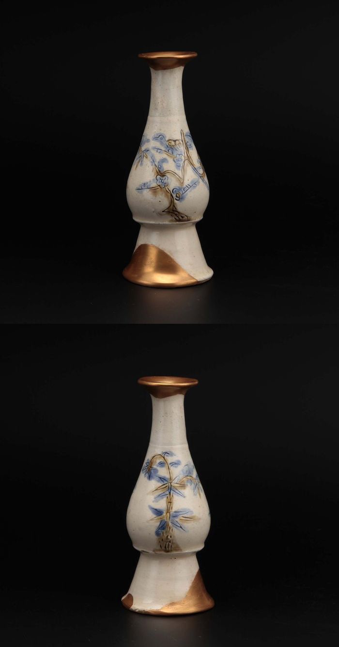 東中野 - 壺屋 梅に鶯文 瓶子 | 古美術品専門サイト fufufufu.com