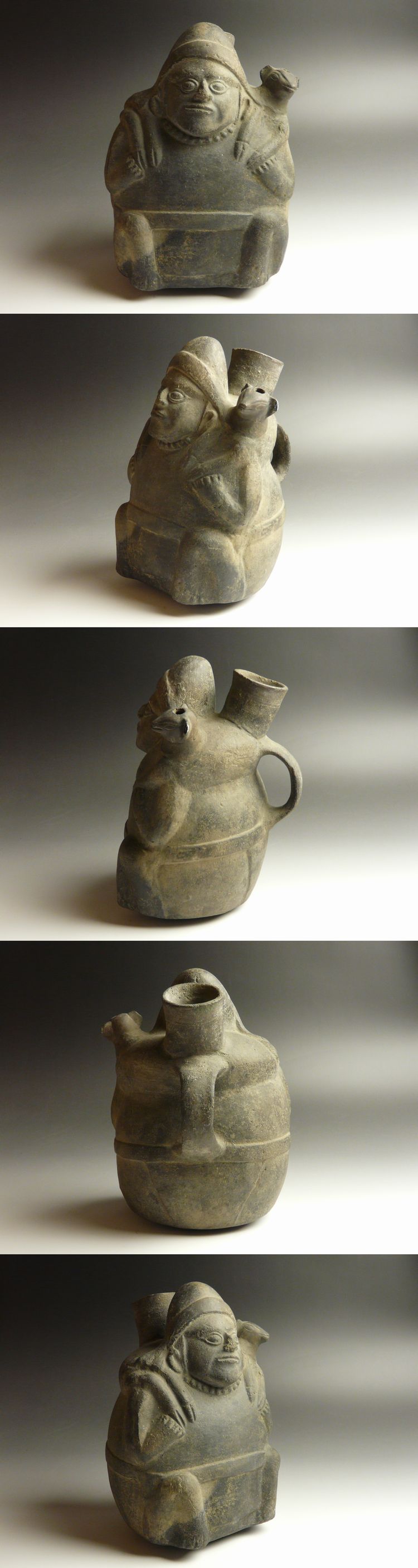 古美術 猫 - インカ人物形壺 | 古美術品専門サイト fufufufu.com