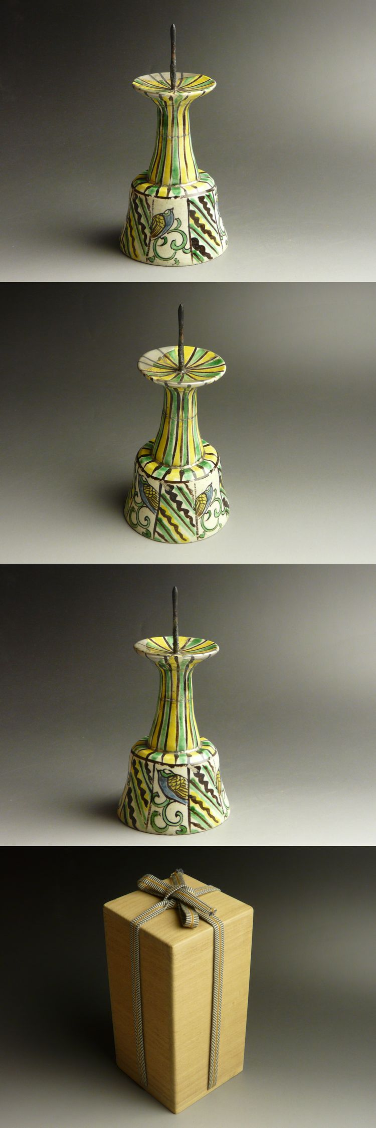 手燭 蝋燭立て キャンドルスタンド アンティーク 古道具 骨董 灯火器