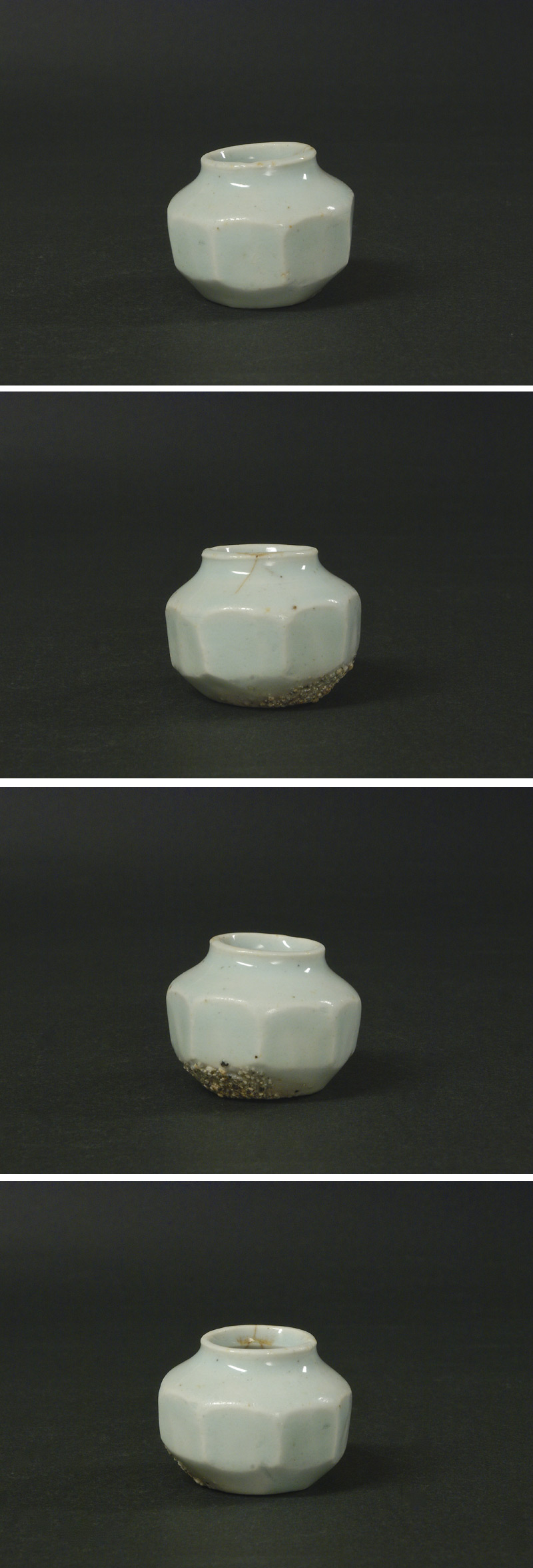麗白磁　小壷 風招 - 白磁面取り小壷 | 古美術品専門サイト fufufufu.com