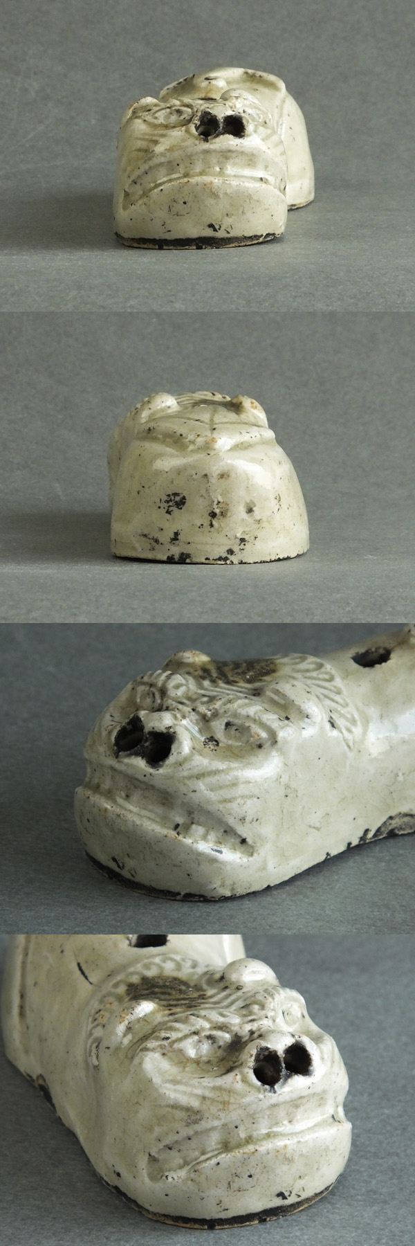 古童 - 美濃 御深井釉 獅子水滴 | 古美術品専門サイト fufufufu.com