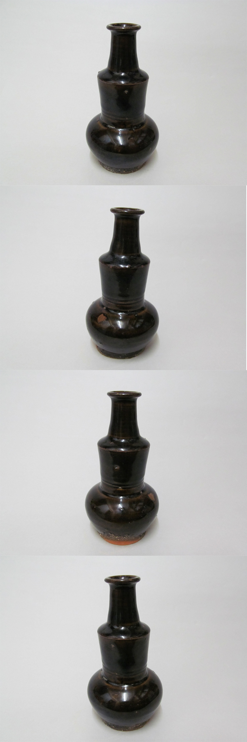 古美術 観宝堂 - 壺屋焼飴釉渡名喜瓶 | 古美術品専門サイト fufufufu.com