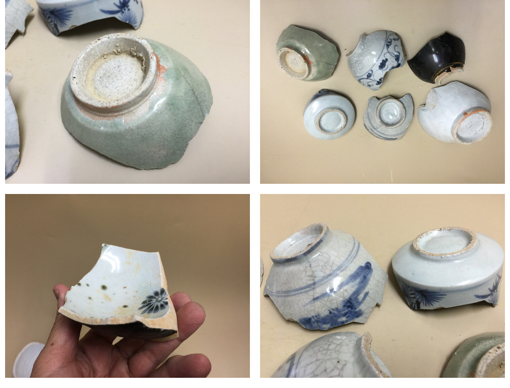 古伊万里　発掘品　百閒窯　15 x13cm 厚み3cm ざっくりです。 古伊万里 発掘品 百閒窯 15 x13cm 厚み3cm ざっくりです