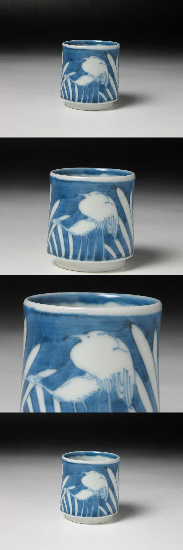 古美術 三樹 - 古伊万里 鷺文覗き猪口 | 古美術品専門サイト fufufufu.com