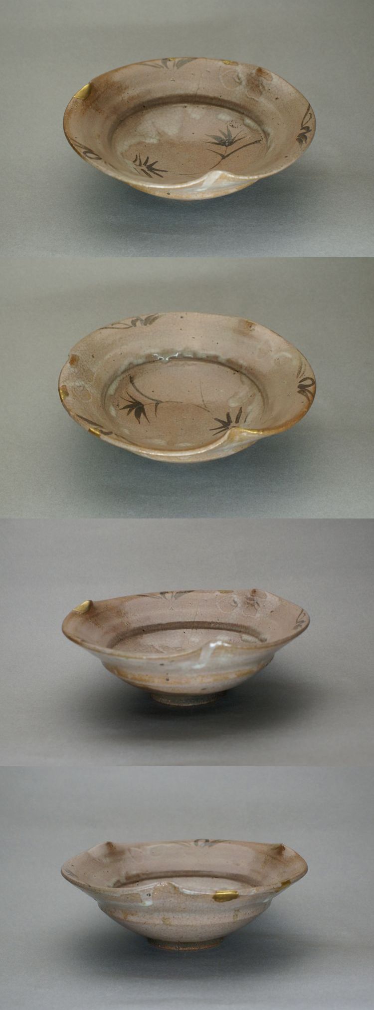 古絵唐津草文向付古絵唐津古唐津桃山～江戸初期