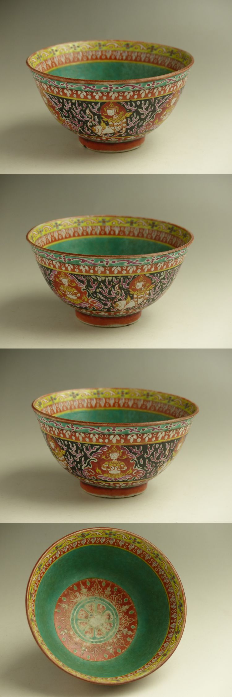 古美術 猫 - ベンチャロン菩薩文碗 | 古美術品専門サイト fufufufu.com