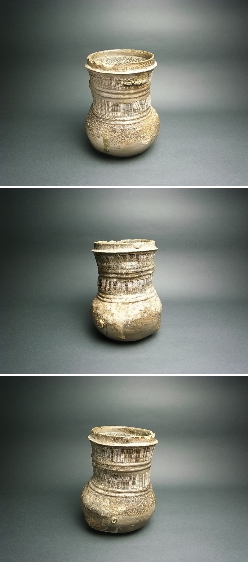 長谷雄堂 - 伽耶土器 長頸壷 | 古美術品専門サイト fufufufu.com