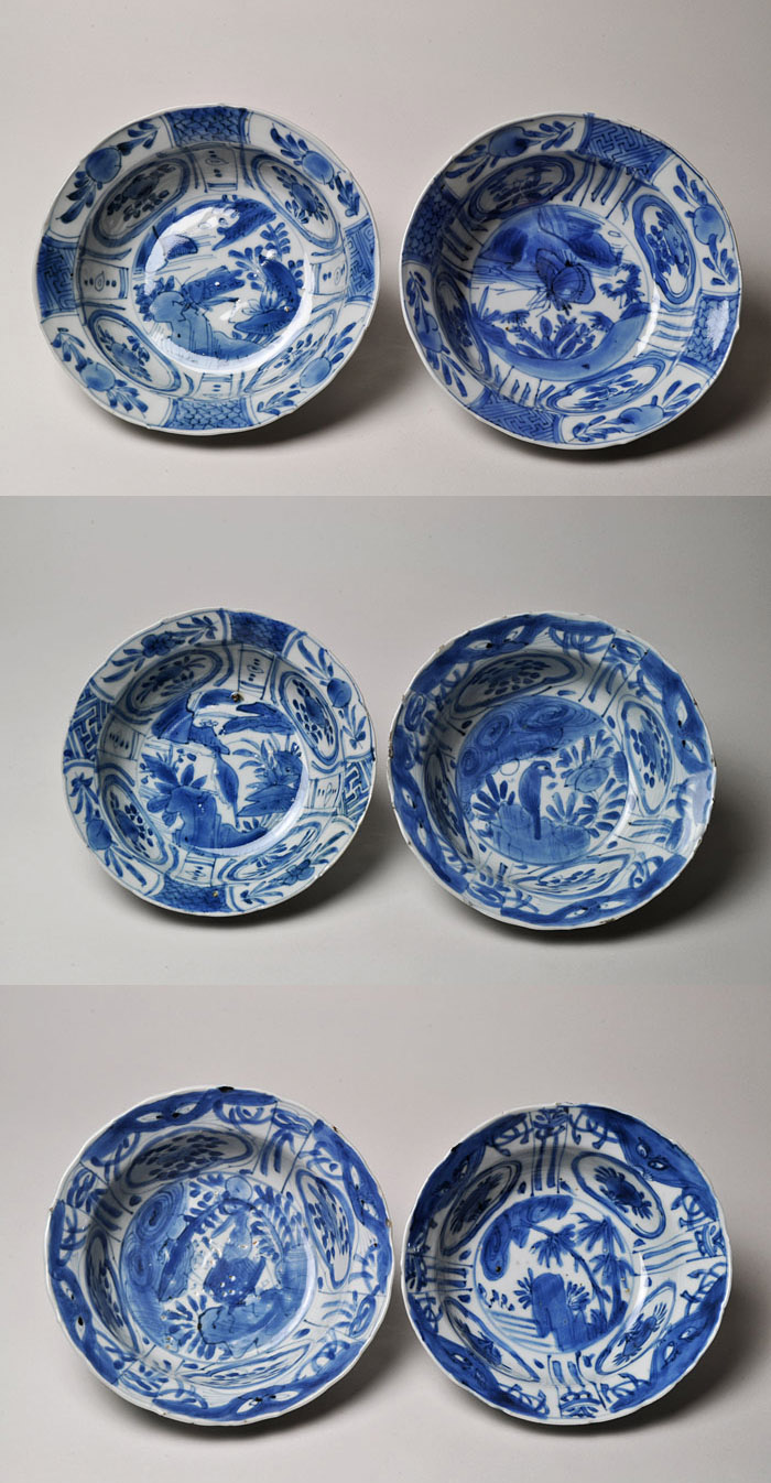 古美術 肥後 - 古染付<br>芙蓉手向付 | 古美術品専門サイト fufufufu.com