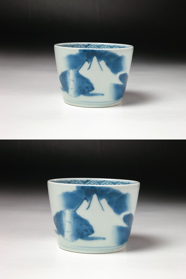 S-26 古伊万里 KOIMARI 岩水仙 竹文 蕎麦猪口 | imarimaru