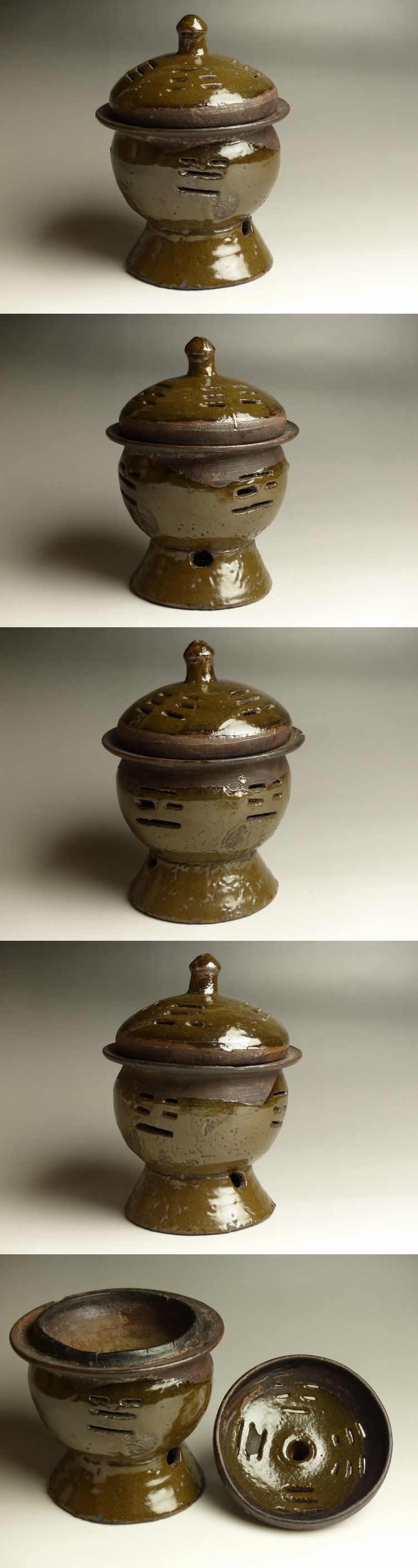 古美術 猫 - 薩摩鉄釉算木香炉 | 古美術品専門サイト fufufufu.com