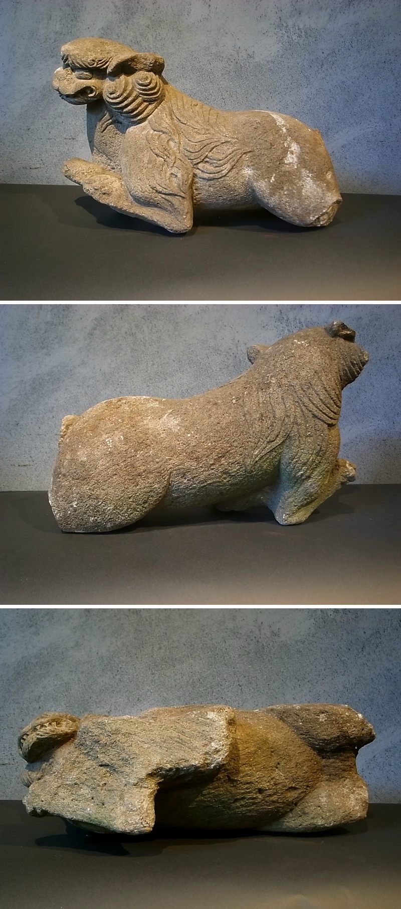 長谷雄堂 - 石の狛犬 | 古美術品専門サイト fufufufu.com