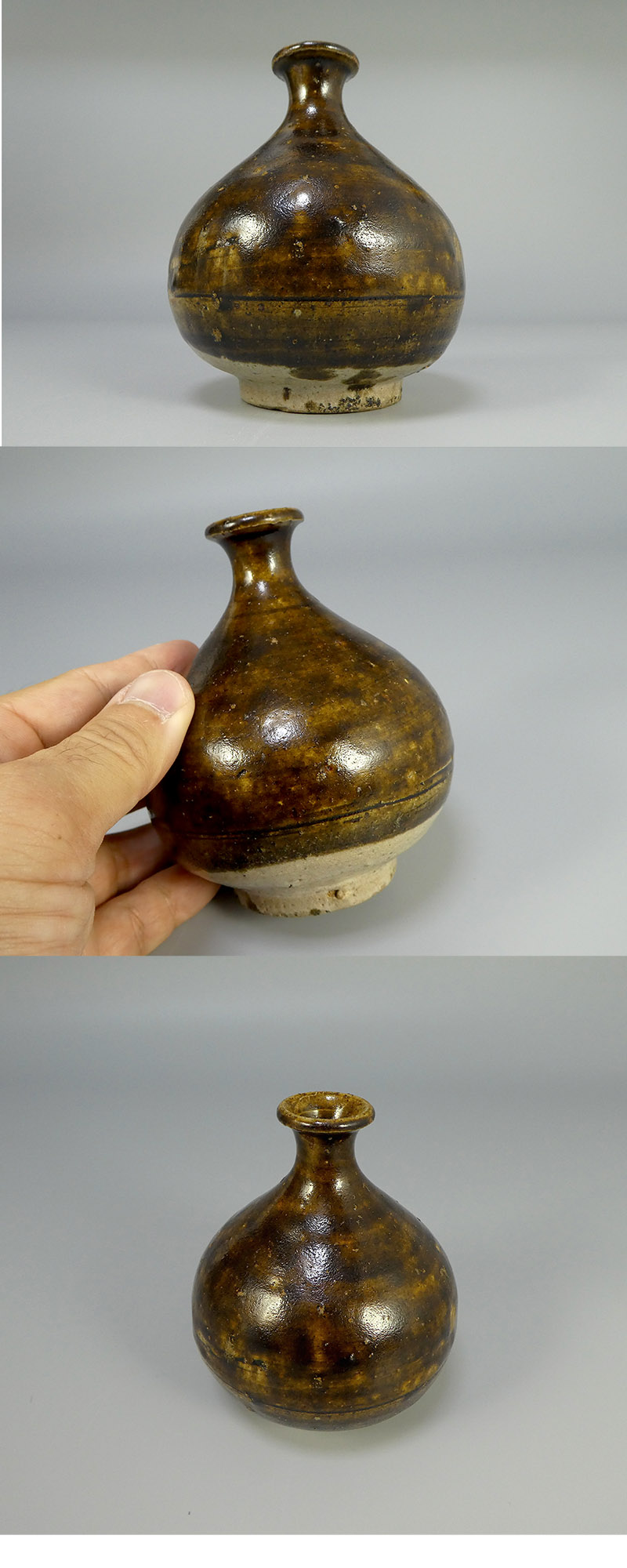 古美術 観宝堂 - 古唐津掛分徳利 | 古美術品専門サイト fufufufu.com