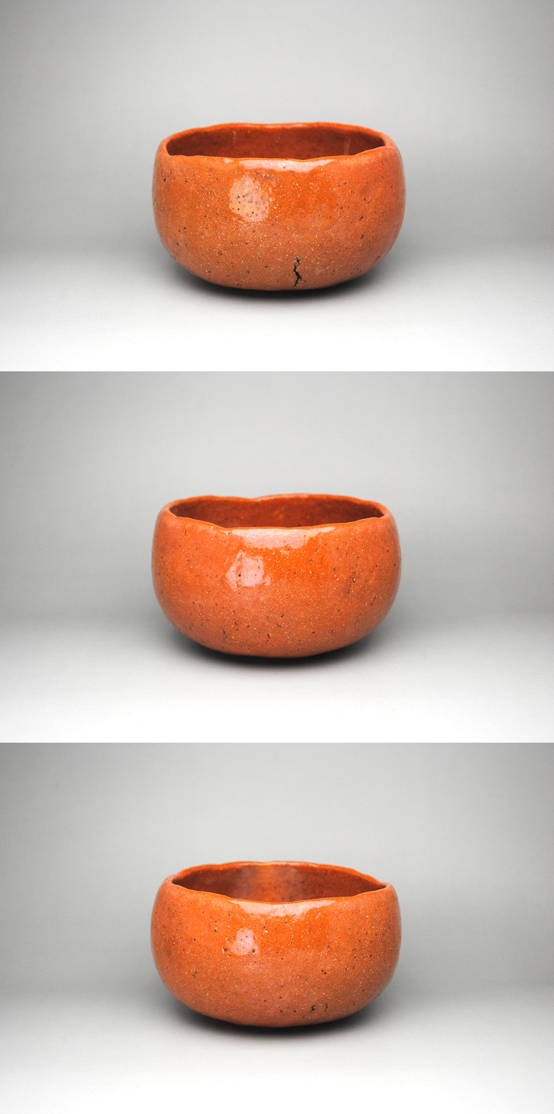 中上 ///NAKAGAMI - 赤茶碗 益田鈍翁手捏ね | 古美術品専門サイト
