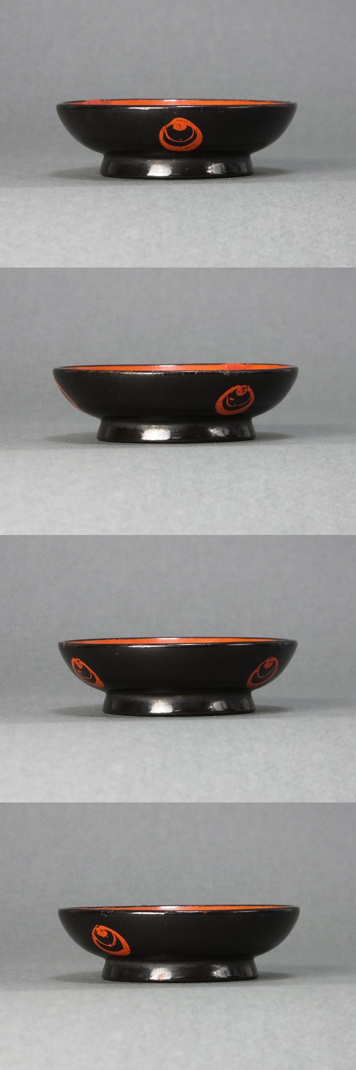 古童 - 漆絵 宝珠文 見立平盃 | 古美術品専門サイト fufufufu.com
