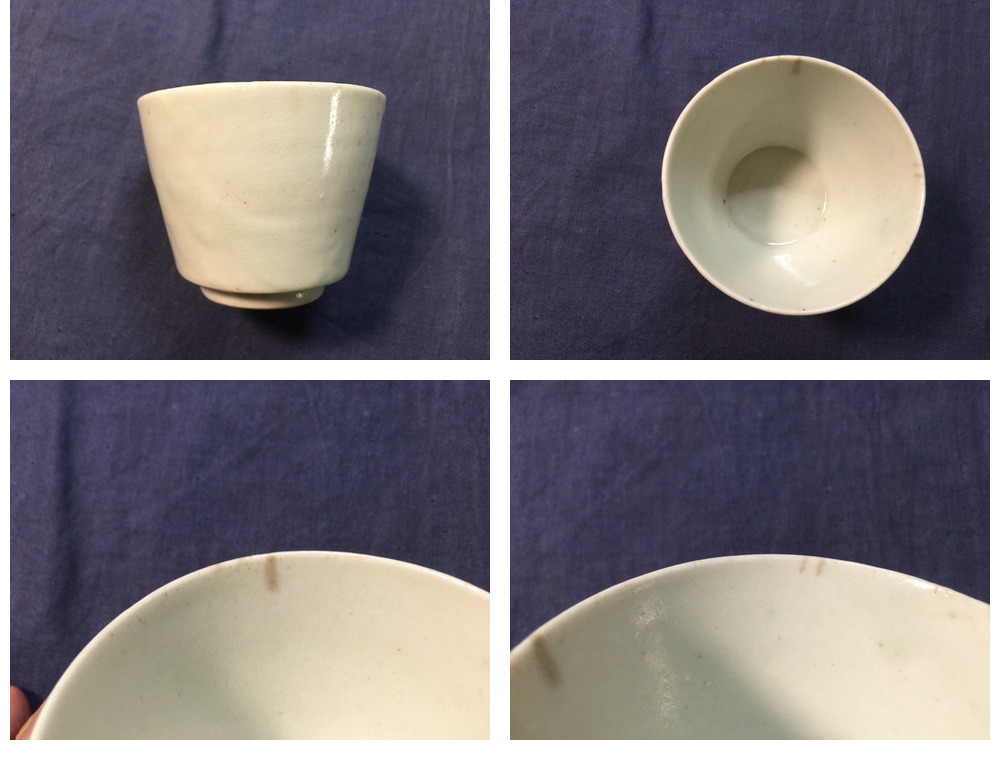 ギャラリー辰巳 - 初期伊万里 白磁特大猪口 | 古美術品専門サイト