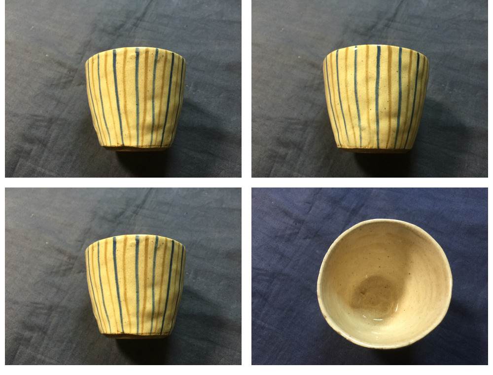 ギャラリー辰巳 - 瀬戸 麦藁手 猪口 | 古美術品専門サイト fufufufu.com