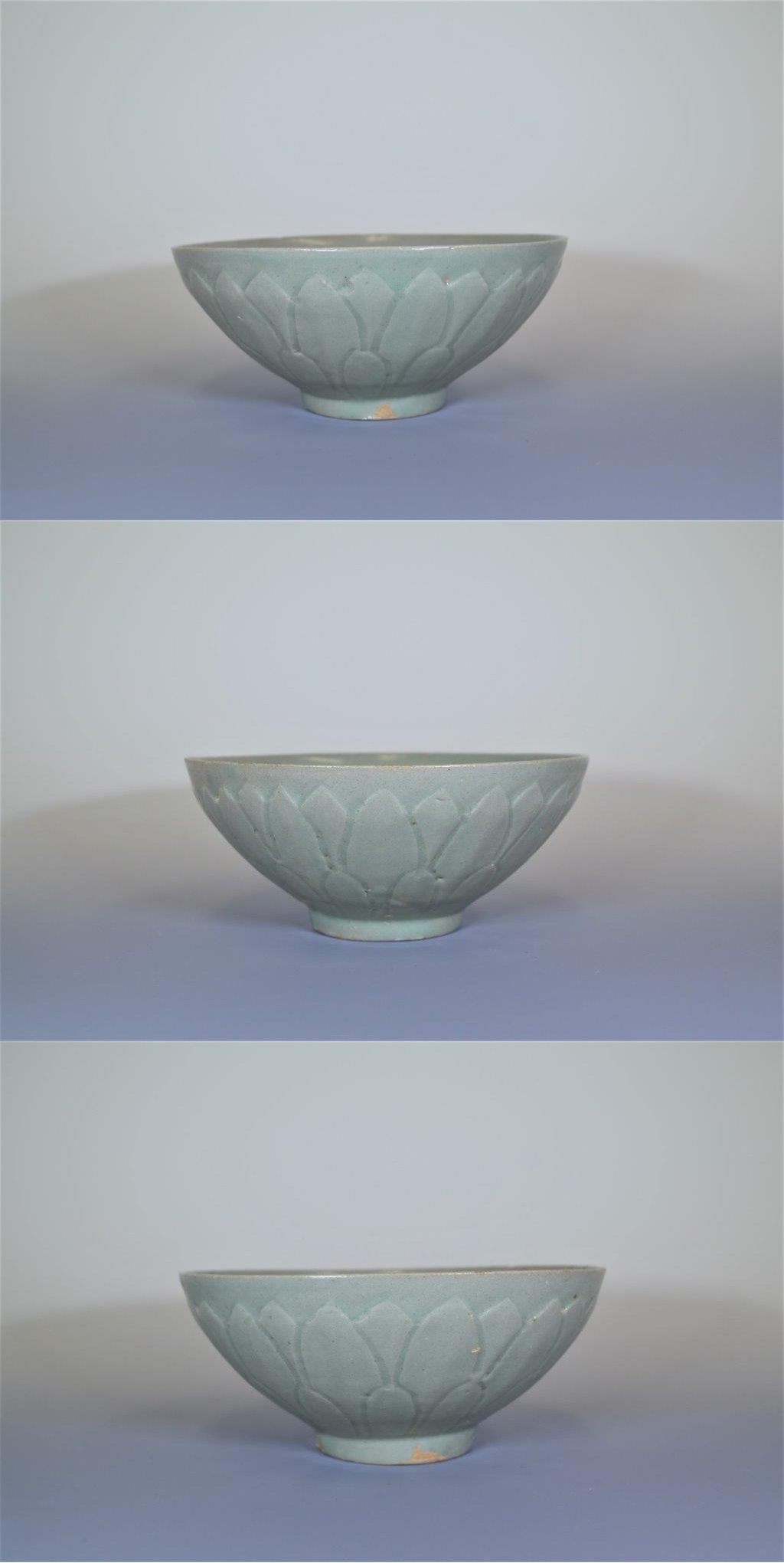 李朝・高麗青磁輪花鉢 岡田宗叡識箱 /朝鮮古陶磁 中国古玩 朝鮮美術 美術品 李朝・高麗青磁輪花鉢 岡田宗叡識箱 /朝鮮古陶磁 中国古玩 朝鮮