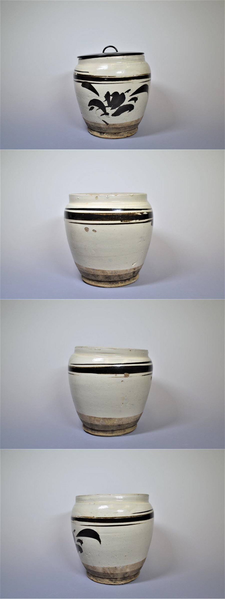 鉄絵水差　MA６０ 古美術 吉戸 - 金ー元時代 磁州窯鉄絵水指 | 古美術品専門サイト