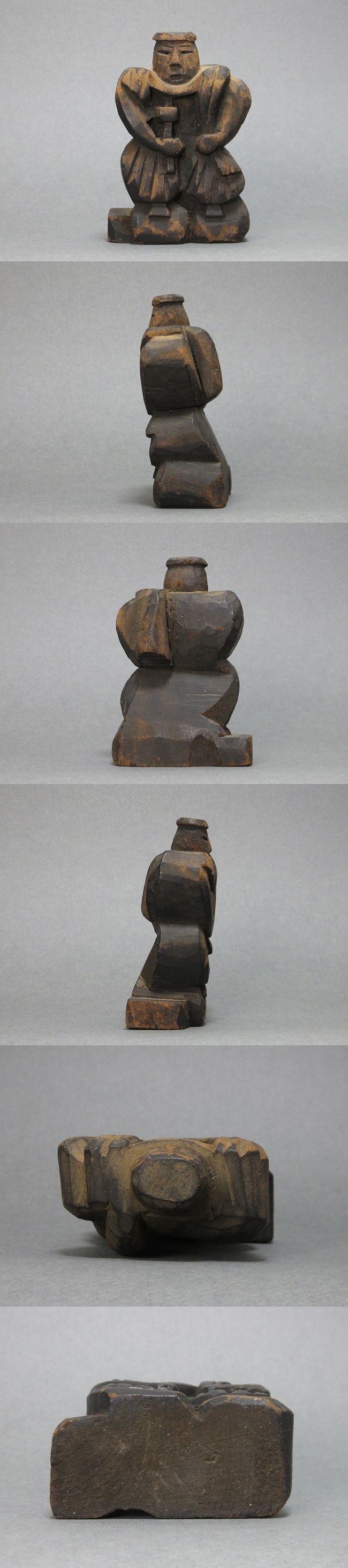 古童 - 木彫 恵比寿大黒神 一対 | 古美術品専門サイト fufufufu.com