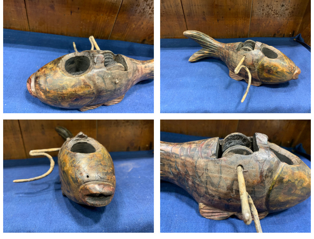 ギャラリー辰巳 - 李朝 墨壺 魚 | 古美術品専門サイト fufufufu.com