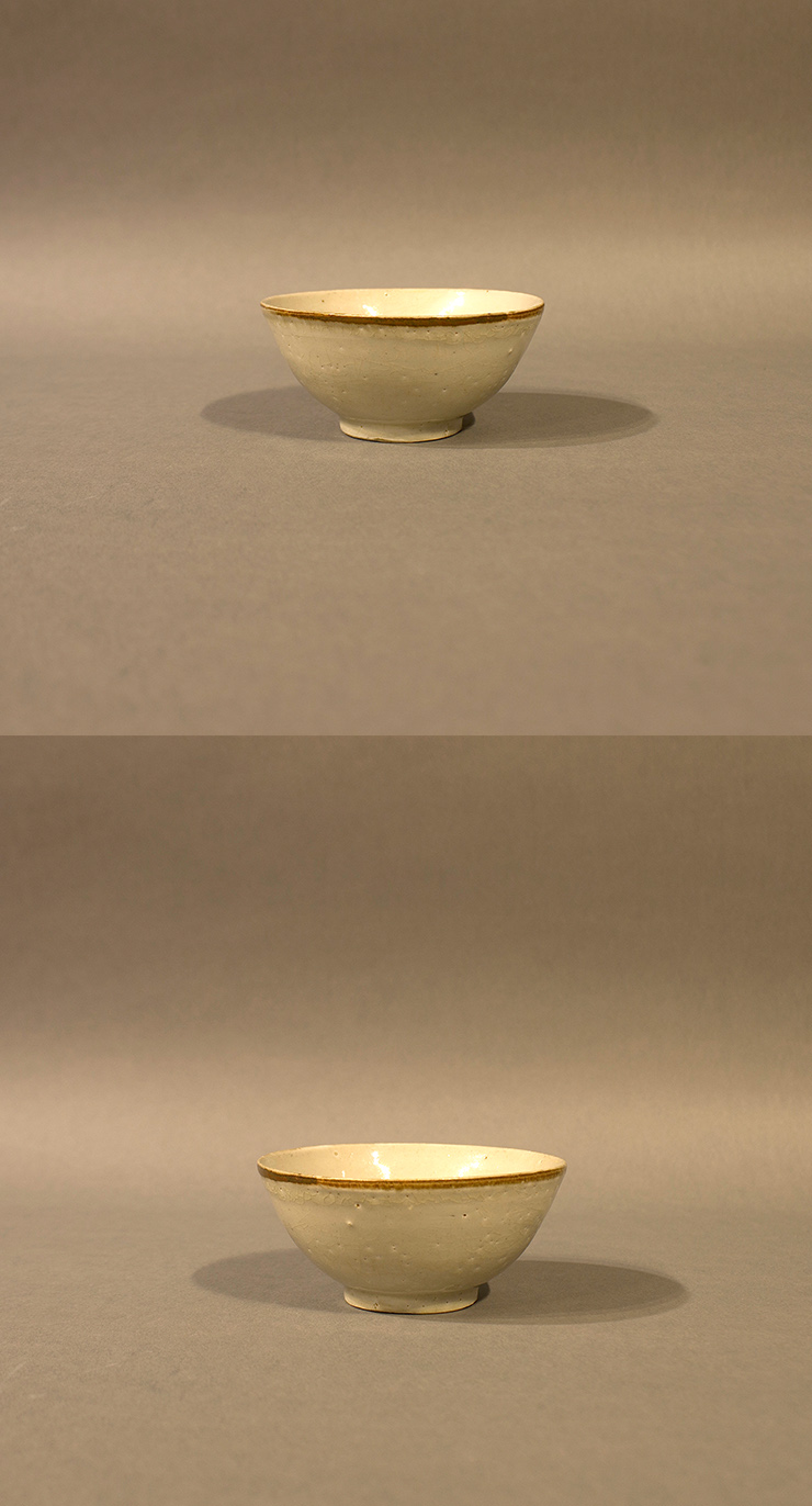 古美術 観宝堂 - 壺屋白化粧鉄絵盃 | 古美術品専門サイト fufufufu.com