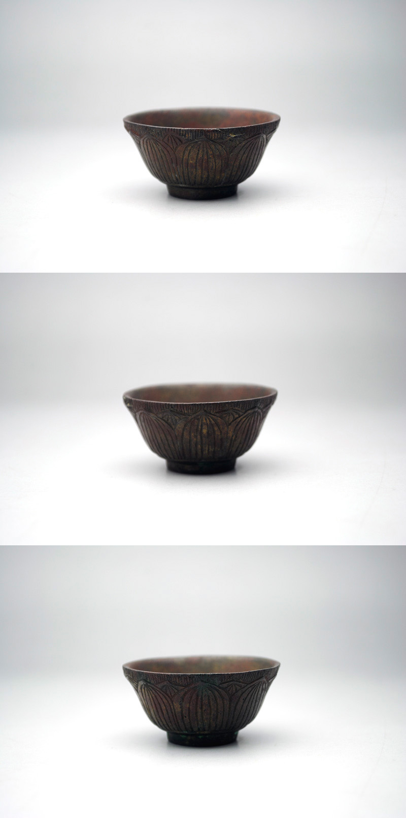 金銅 六器 盃 ぐい呑み ちょこ 仏教美術 古美術 古道具 アンティーク 中上 ///NAKAGAMI - 金銅六器 | 古美術品専門サイト fufufufu.com