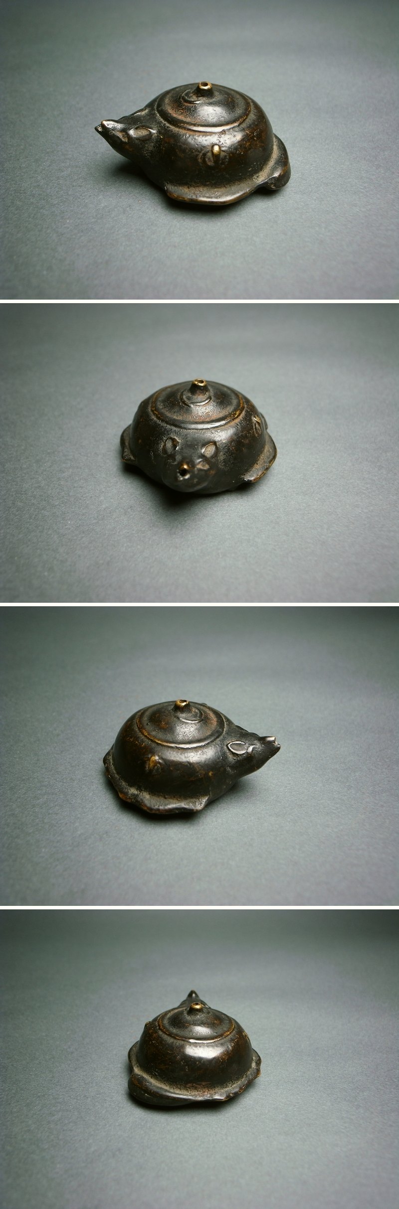 長谷雄堂 - 古銅 文福茶釜水滴 | 古美術品専門サイト fufufufu.com