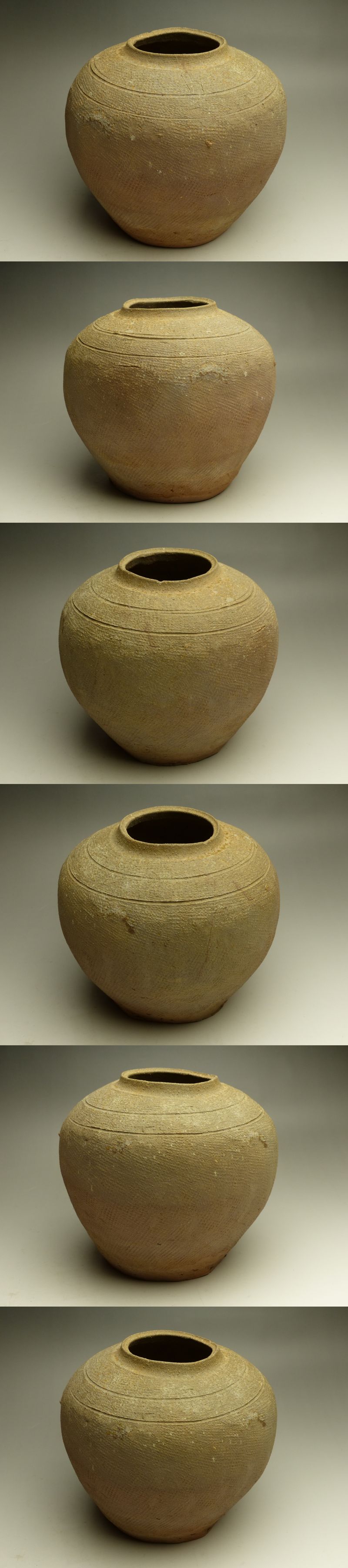 古美術 猫 - 灰陶印文壺 | 古美術品専門サイト fufufufu.com