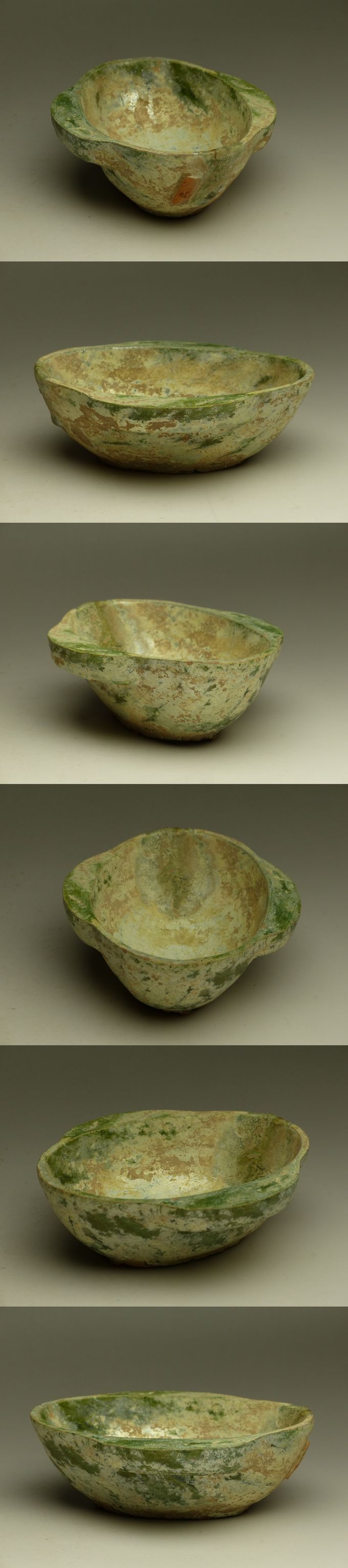 古美術 猫 - 漢緑釉耳盃 | 古美術品専門サイト fufufufu.com