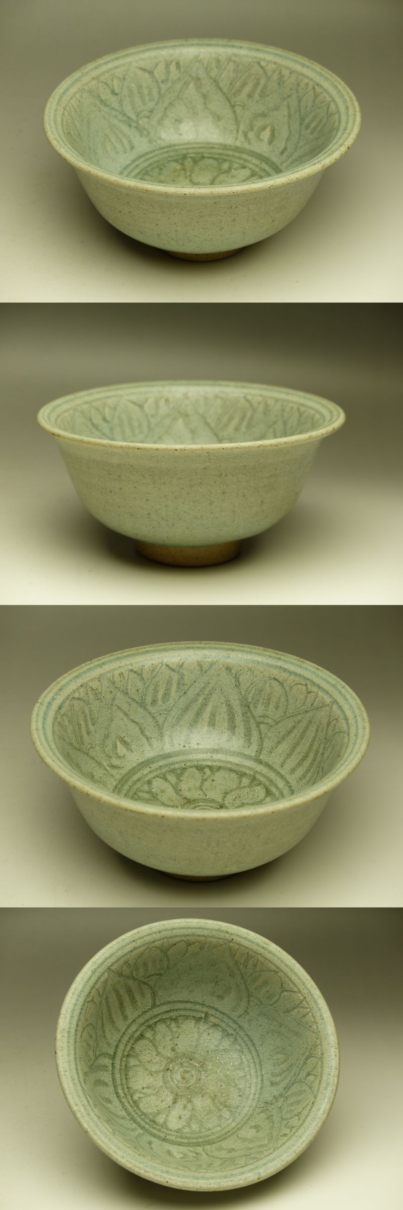 古美術 猫 - 宋胡録青磁花文鉢 | 古美術品専門サイト fufufufu.com