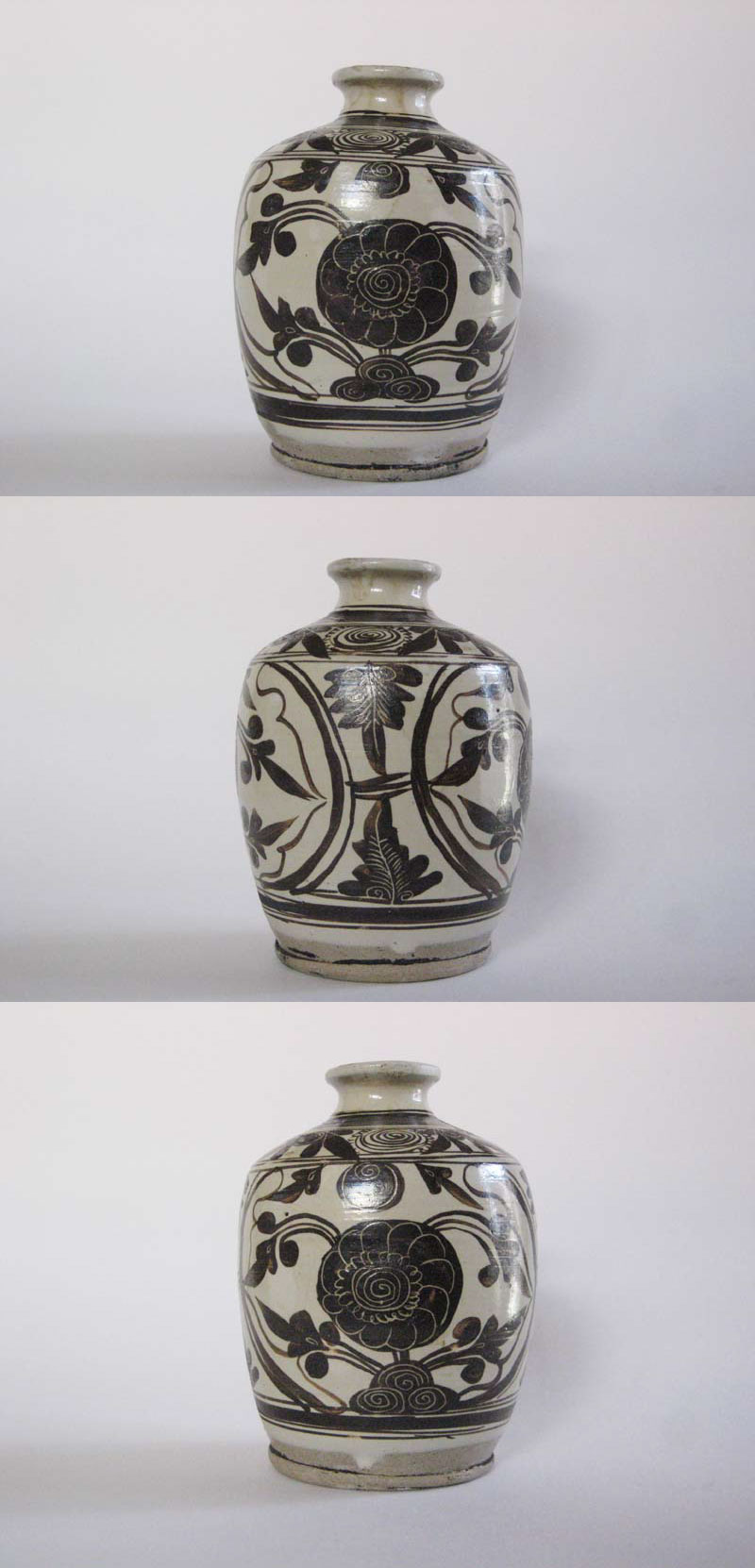 原古美術店 - 磁州窯 鉄絵牡丹紋瓶 | 古美術品専門サイト fufufufu.com