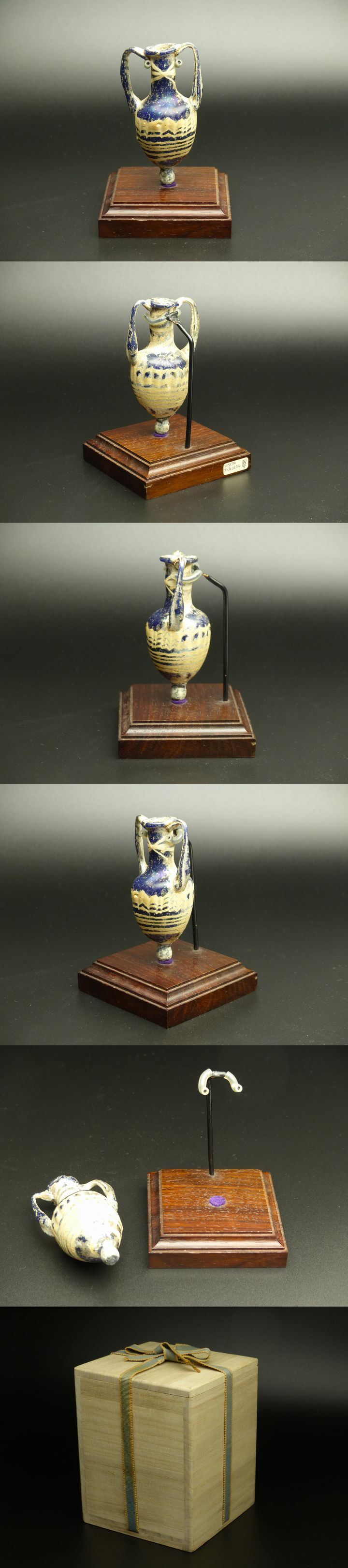 古美術 猫 - コアガラス アンフォリスコス | 古美術品専門サイト