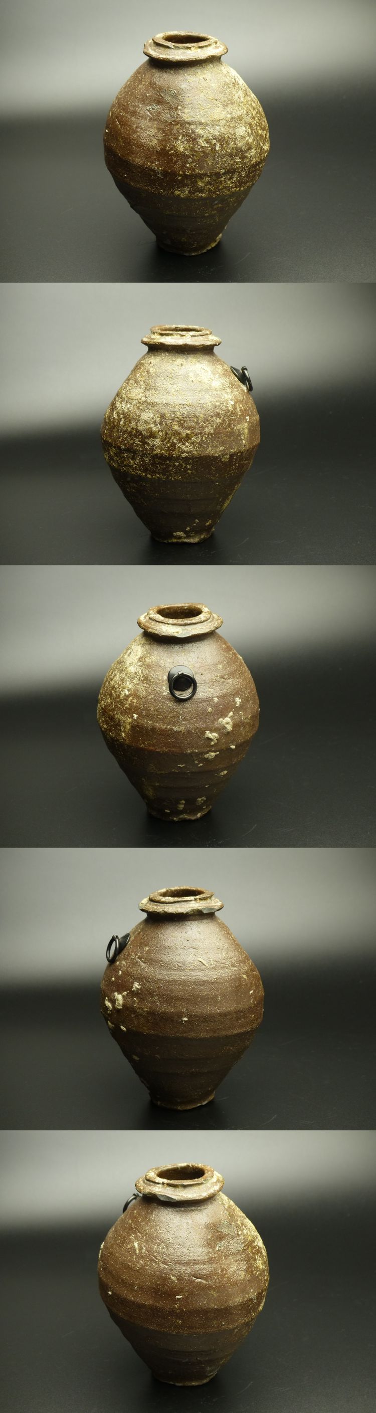 古美術 茶道具 南蛮写 花生 九郎 刻銘 高30.5cm(XA783) 古美術 茶道具 南蛮写 花生 九郎 刻銘 高30.5cm(XA783)