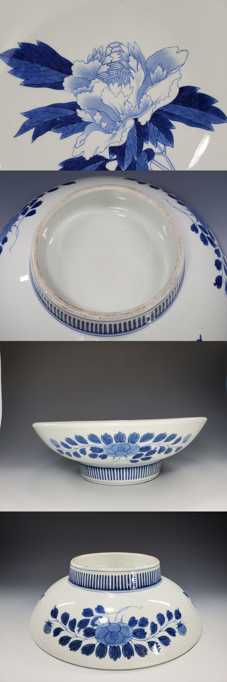 古美術長陽堂 - 後期鍋島 牡丹図 大皿 | 古美術品専門サイト fufufufu.com