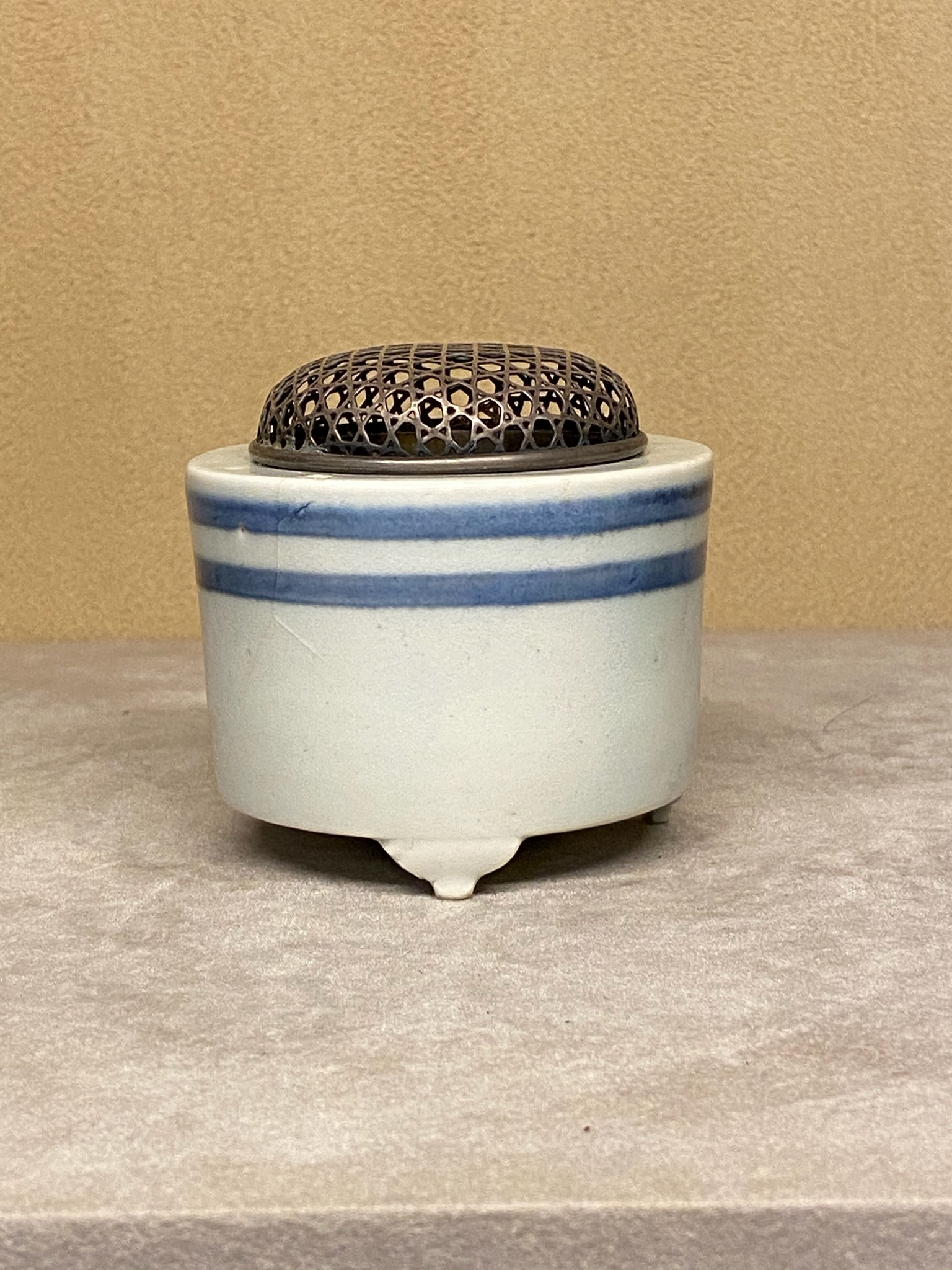 甍堂 - 藍九谷輪線文香炉 | 古美術品専門サイト fufufufu.com