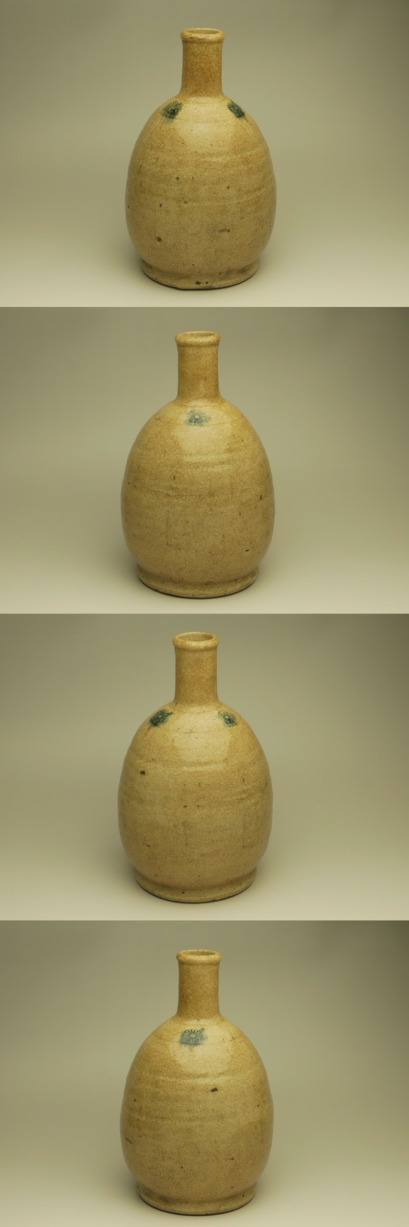 古美術 猫 - 御深井菊文徳利 | 古美術品専門サイト fufufufu.com