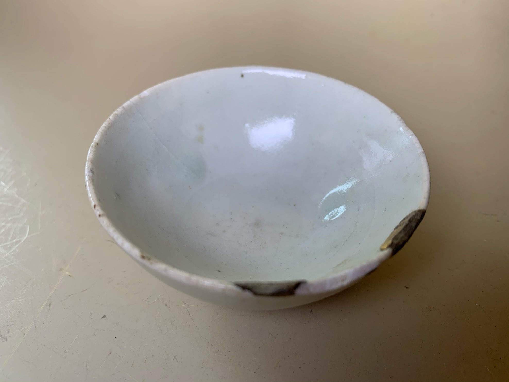 ギャラリー辰巳 - 初期くらわんか一文字笹紋 盃 | 古美術品専門サイト