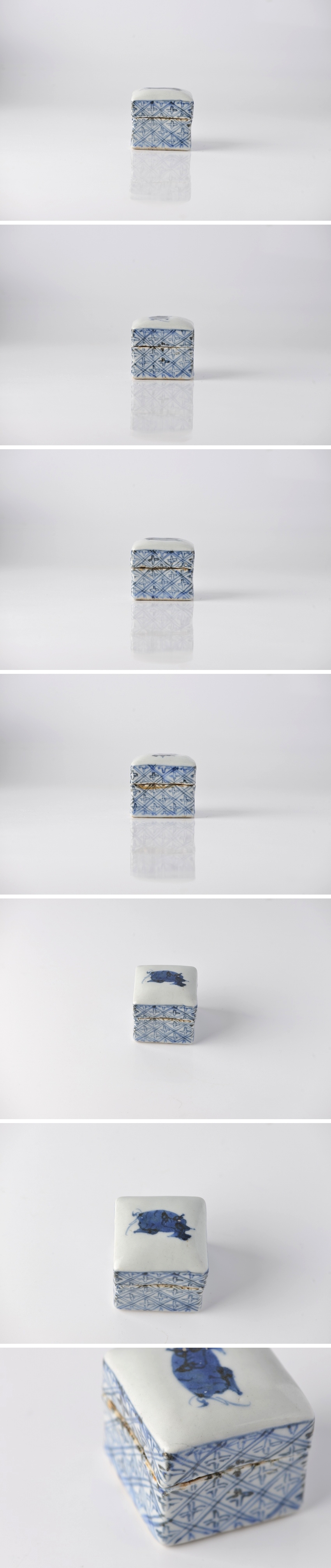 四方堂 - 古染付張甲牛香合 | 古美術品専門サイト fufufufu.com