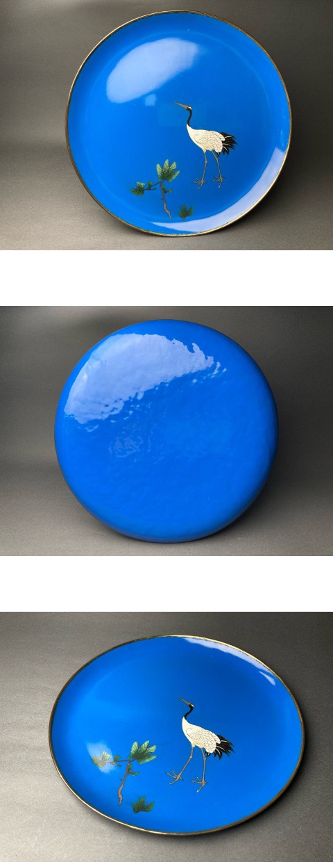 長谷雄堂 - 春海商店 七宝飾皿 | 古美術品専門サイト fufufufu.com
