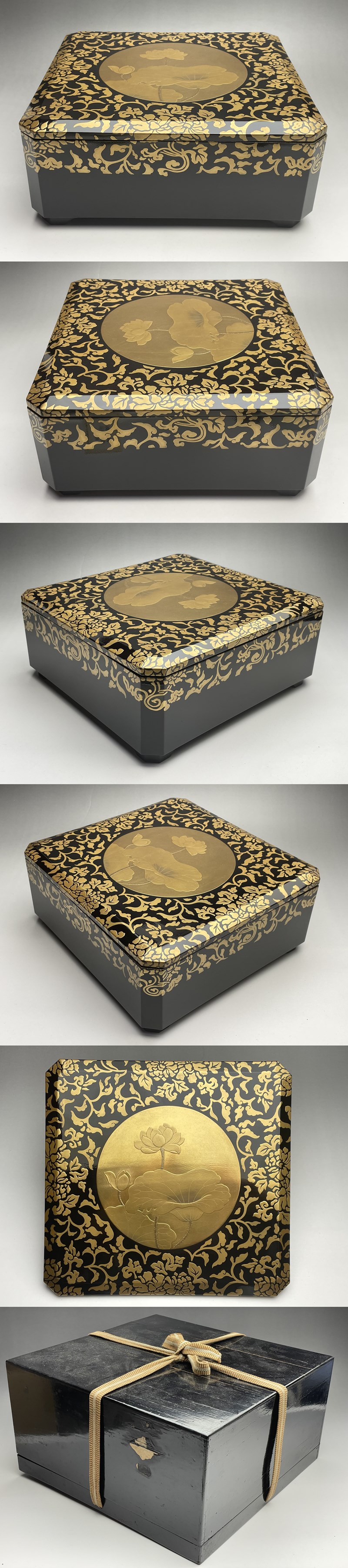 古美術 猫 - 蒔絵蓮唐草文箱 | 古美術品専門サイト fufufufu.com
