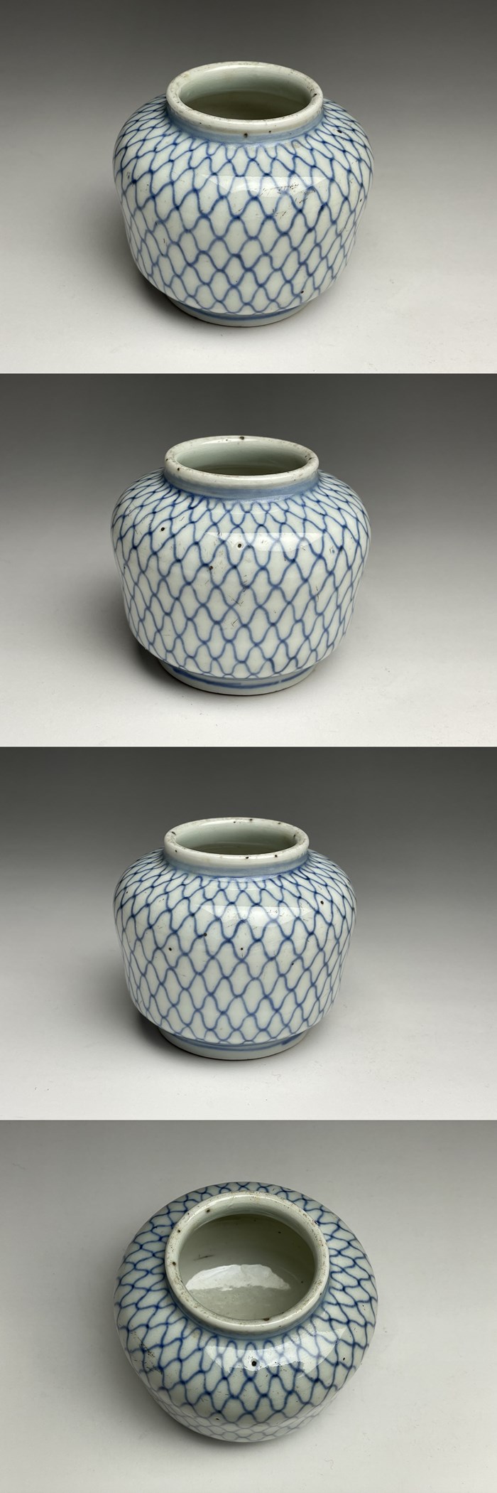 古美術 猫 - 伊万里染付網手文壺 | 古美術品専門サイト fufufufu.com 古美術 猫 - 伊万里染付網手文壺 | 古美術品専門サイト fufufufu.com